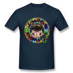 Cotton T Shirt for Men Los Locos Funkeros - Autism Awareness Cool Round Neck Short Sleeves Tees