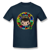 Cotton T Shirt for Men Los Locos Funkeros - Autism Awareness Cool Round Neck Short Sleeves Tees