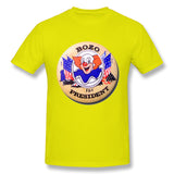 Men's Graphic T Shirt Bozo For President Style Round Neck Short Sleeves Shirt