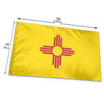 Fly Breeze 3 X 5 Ft Flag New Mexico Flag Polyester UV Fade Resistant for Outside Garden