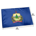 Fly Breeze 4 X 6 Ft Polyester Flag Vermont Flag UV Fade Resistant House Decorations