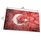 Fly Breeze 3 X 5 Ft Flag Turkey Flag Polyester Vivid Color for House Decorations