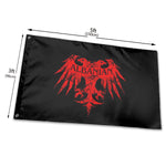 Fly Breeze 3 X 5 Ft Flag Albanian Eagle Flag Fly Polyester Double Stitched Brass Grommets for House Decorations