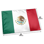 Fly Breeze 4 X 6 Ft Polyester Flag Flag Of Mexico Double Stitch Banner Garden Home