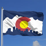 Fly Breeze 4 X 6 Ft Polyester Flag Colorado Flag UV Fade Resistant Home