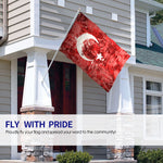 Fly Breeze 4 X 6 Ft Polyester Flag Turkey Flag Double Stitched Brass Grommets Indoor Outdoor