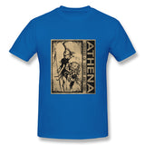 Mens Novelty T-Shirt Athena Style Round Neck Short Sleeves Tee