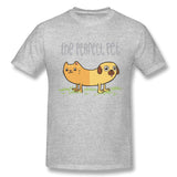 Men's Graphic T Shirt Pugcat Comfy O-Neck Short Sleeves Tees