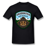 Men's Casual T-shirt Sasquatch Brigade Breathable Crew Neck Short Sleeves Tees