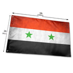 Fly Breeze 3 X 5 Ft Flag Syria Flag Polyester UV Fade Resistant for Home