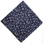 12pcs Brocade Bandana Cowboy 100% Cotton Novelty Paisley Denim Turban Party Favor Scarf Turban Handkerchief