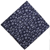 12pcs Brocade Bandana Cowboy 100% Cotton Novelty Paisley Denim Turban Party Favor Scarf Turban Handkerchief