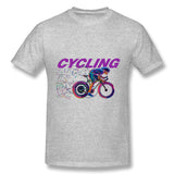 Men's Graphic T Shirt Cycling Trends Comfortable Round Neck Short Sleeves Tee