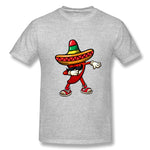 Men's Casual T-shirt Drinco Party Shirt Tequila Fiesta Food Costume Cool Round Neck Short Sleeves Blouse Tops