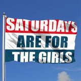 Fly Breeze 4 X 6 Ft Polyester Flag Saturdays Are For The Girls Double Stitched Brass Grommets Indoor Outdoor