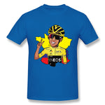 Men's Graphic T Shirt Tour De France Style Crew Neck Short Sleeves Shirt