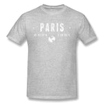 Men's Casual T-shirt Paris Comfy Round Neck Short Sleeves Tee