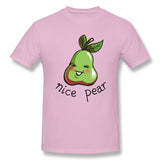 Men's Graphic T Shirt Nice Pear Comfy O-Neck Short Sleeves Tees