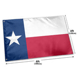 Fly Breeze 4 X 6 Ft Polyester Flag Texas Flag Double Stitched Brass Grommets House Decorations