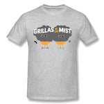 Men's Casual T-shirt Grillas In The Mist New Cool Round Neck Short Sleeves Tees