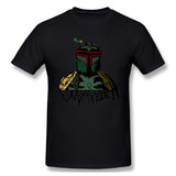 Mens Novelty T-Shirt THE BOBA WITCH Breathable Crew Neck Short Sleeves Tees