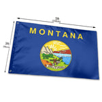 Fly Breeze 3 X 5 Ft Flag Montana Flag Polyester UV Fade Resistant for Home