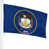 Fly Breeze 3 X 5 Ft Flag Utah Flag Polyester Double Stitch Banner for Home