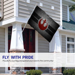 Fly Breeze 3 X 5 Ft Flag Rebellion Polyester Double Stitch Banner for House Decorations