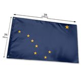 Fly Breeze 3 X 5 Ft Flag Alaska Flag Polyester Durable Nylon for Party