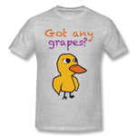 Cotton T Shirt for Men Got Any Grapes Cool Crew Neck Short Sleeves Tee