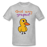 Cotton T Shirt for Men Got Any Grapes Cool Crew Neck Short Sleeves Tee