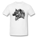 Mens Novelty T-Shirt Hyena He Who Laughs Last Comfy Round Neck Short Sleeves Tee