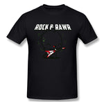 Men's Graphic T Shirt Rock N Rawr Breathable Crew Neck Short Sleeves Shirt