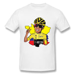 Men's Graphic T Shirt Tour De France Style Crew Neck Short Sleeves Shirt