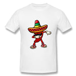 Men's Casual T-shirt Drinco Party Shirt Tequila Fiesta Food Costume Cool Round Neck Short Sleeves Blouse Tops