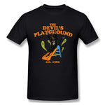 Men's Graphic T Shirt The Devils Playground Comfy Round Neck Short Sleeves Blouse Tops