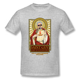 Men's Casual T-shirt Saint Guy Cool Crew Neck Short Sleeves Blouse Tops