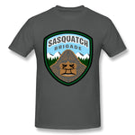 Men's Casual T-shirt Sasquatch Brigade Breathable Crew Neck Short Sleeves Tees