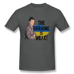 Men's Graphic T Shirt The Ukraine Is Weak For Light Cool O-Neck Short Sleeves Tees