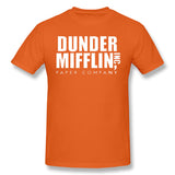 Men's Casual T-shirt Dunder Mifflin Paper Comfy O-Neck Short Sleeves Blouse Tops