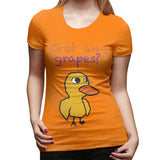 Novelty T Shirt for Women Got Any Grapes Cool Round Neck Short Sleeve Shirts