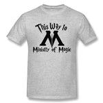 Men's Casual T-shirt Ministry Of Magic Magic Style Round Neck Short Sleeves Tees