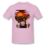 Cotton T Shirt for Men Safari Revenge Comfortable O-Neck Short Sleeves Tees