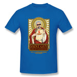 Men's Casual T-shirt Saint Guy Cool Crew Neck Short Sleeves Blouse Tops