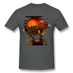 Cotton T Shirt for Men Safari Revenge Comfortable O-Neck Short Sleeves Tees