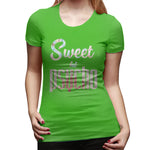 Women’s T-shirt Sweet But Psycho Soft Round Neck Short Sleeve Tops