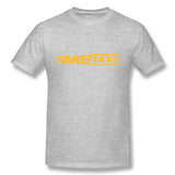 Mens Novelty T-Shirt Fake Taxi Breathable Round Neck Short Sleeves Tee