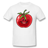 Men's Graphic T Shirt Tomato Tomato Vegan Vegetarian Style Crew Neck Short Sleeves Tees