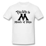 Men's Casual T-shirt Ministry Of Magic Magic Style Round Neck Short Sleeves Tees