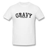 Men's Graphic T Shirt Gravy In The Gravy New Comfy Crew Neck Short Sleeves Tees